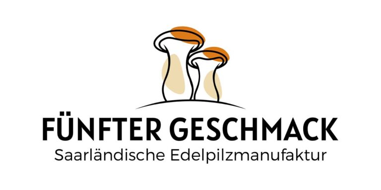 Logo Fünfter Geschmack. Saarländische Edelpilzmanufaktur